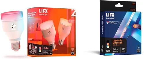 Vista 8 de LIFX Bombillas LED inteligentes Wi-Fi a color (1100 lúmenes) y (800 lúmenes)