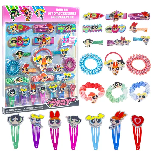 Vista 11 de Barbie - Juego de accesorios para el cabello con pinzas para el cabello, lazos y coleteros