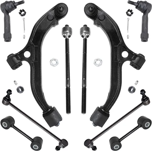 Vista 528 de Detroit Axle - Kit de suspensión frontal de 10 piezas para Dodge Avenger 2008-2014, Chrysler Sebring 2007-2010, 2 brazos de control inferiores, 2