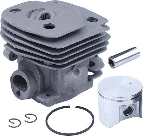 Vista 5 de Para Husqvarna 357 357XP 359 para motosierra, kit de cilindro de 1.850 in, 537157302, 537 15 73 02, 503283208, 503281614, 503281812, 537071201