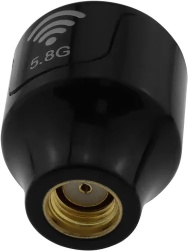 Vista 3 de E-outstanding Negro Super Mini Stubby 5.8GHz 5dBi Antena SMA Hembra para FPV Transmisor TX RX RC MAK-RHCP