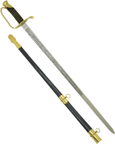 Vista 34 de Medieval Warrior Sable conmemorativo de caballería estadounidense con vaina