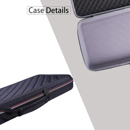 Vista 4 de XANAD Funda para controlador Numark Mixtrack Platinum FX o Mixtrack Pro 3 DJ - Bolsa de transporte de almacenamiento duro