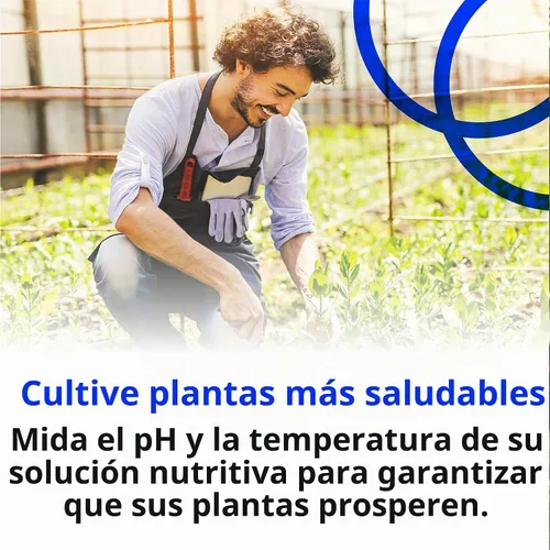 Vista 5 de Bluelab Medidor de pH Tipo Lápiz y Kit de Cuidado de Sonda con Suministros de Calibración, Solución de Almacenamiento y Cepillo, Probador Digital