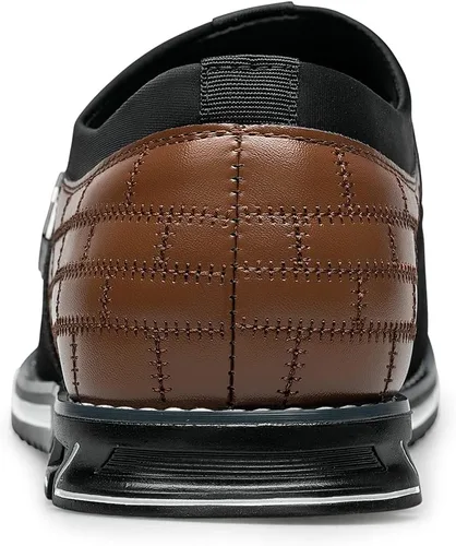 Vista 5 de Zapatos de vestir de cuero de alta calidad para hombre, cómodos, casuales, Oxford, zapatos de vestir a la moda, mocasines suaves, zapatos Derby