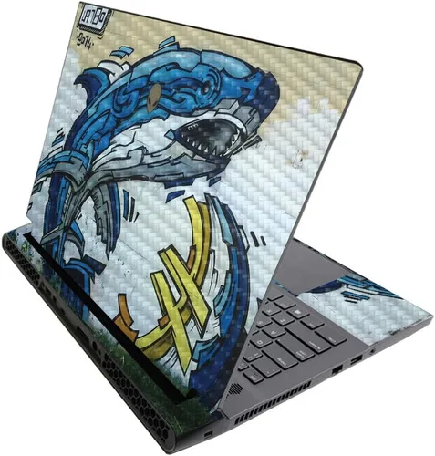 Vista 648 de MightySkins - Skin brillante con purpurina para Alienware M17 R3 (2020) y M17 R4 (2021) - Diversión de los años 90 Acabado duradero con purpurina