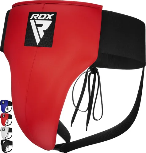Vista 10 de RDX Protector de ingle para boxeo, Muay Thai, Kickboxing y entrenamiento de MMA, equipo de cuero Maya Hide Abdo para artes marciales, protector