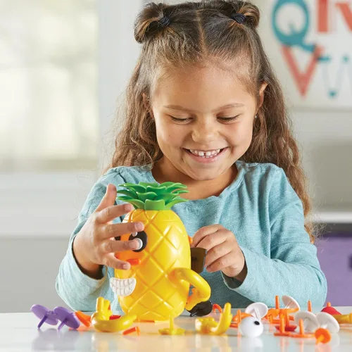 Vista 8 de Learning Resources Big Feelings Pineapple Deluxe Set - Juguetes de motricidad fina, herramientas de regulación de habilidades socioemocionales