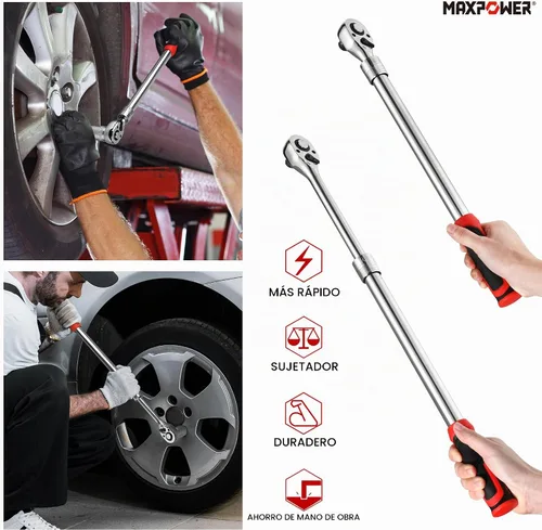 Vista 7 de MAXPOWER - Llave de trinquete extensible de 1/2 pulgada, llave de trinquete de 1/2 pulgada, función de trinquete reversible de liberación rápida