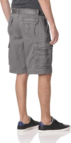 Vista 3 de Unionbay Survivor pantalones cortos de cargo con cinturón para hombre