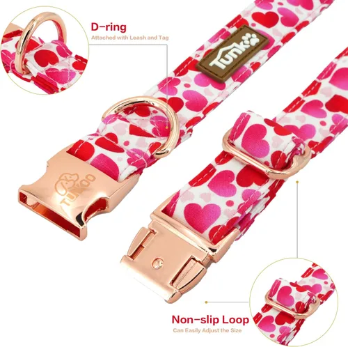 Vista 34 de Tunkoo Collar de otoño para perro con elegante pajarita, duradero, ajustable y elegante collar de otoño para mascotas, disponible en tamaño pequeño