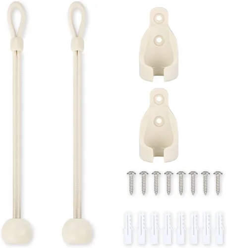 Vista 10 de Coolaroo - Kit de amarre de persianas enrollables para exteriores Coolaroo, persianas enrollables para exteriores e interiores y cubiertas de Marrón