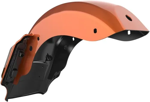 Vista 2 de Advanblack Dominator - Guardabarros trasero estirado para Harley Davidson Touring 2014+, deslizamiento de treet, Road Glide