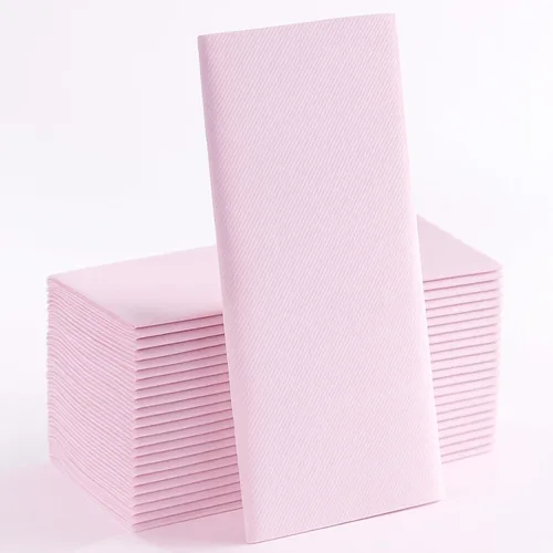 Vista 13 de Servilletas de papel azul bebé, tela desechable de lino como servilletas de cena, toallas de mano, suaves, absorbentes, servilletas de mano de papel