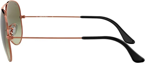 Vista 2 de Ray-Ban Aviator - Lentes de sol grandes y polarizados de metal Bronce talla única