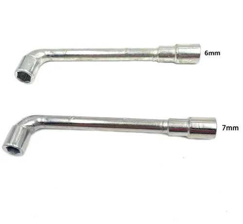 Vista 3 de Piezas de herramienta de limpieza de impresora 3D, llave 5 en 1 + herramienta de llave hexagonal en forma de L de 0.236 in y 0.276 in + llave
