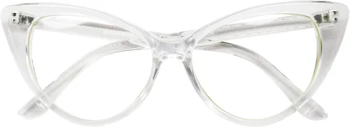 Vista 2 de ShadyVEU Gafas de sol vintage Cateye protección UV sin receta lente transparente elegante moda retro Mod