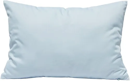 Vista 82 de TangDepot Fundas de almohada sólidas de seda sintética duradera, fundas de almohada cuadradas decorativas, fundas de almohada para interiores y Azul