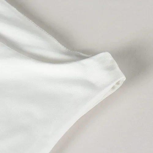 Vista 4 de PRIMODA Camiseta sin mangas con cuello redondo y espalda cruzada para mujer