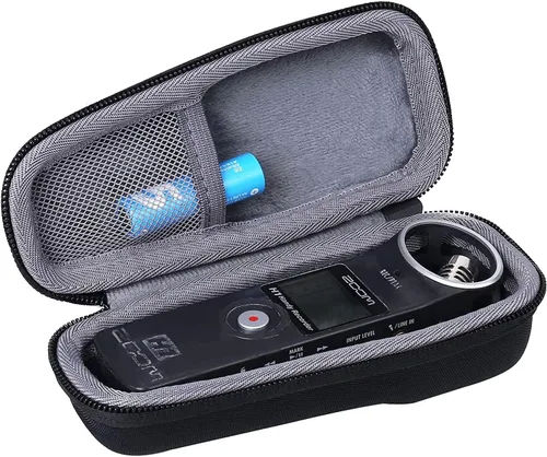Vista 2 de co2CREA Funda protectora dura para Zoom H1n H1 H1 Digital Handy Recorder Duro, Reemplazo de estuche de viaje portátil (funda negra)