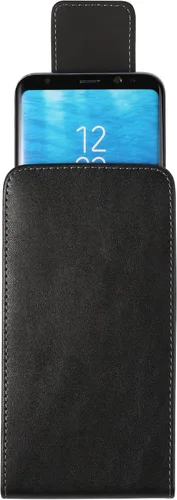 Vista 2 de Funda de piel sintética con clip giratorio vertical para cinturón para Samsung Galaxy S24 Ultra, Note 20, Note 10+, S23+, S22+, S21+, S20 Plus, A15