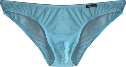 Vista 11 de WINDAY Calzoncillos de hombre Transpirable Hielo Seda Triángulo Bikinis y Escritos D318 1 paquete negro1
