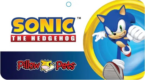 Vista 5 de Pillow Pets Sonic Shadow the Hedgehog, juguete de peluche de 16 pulgadas