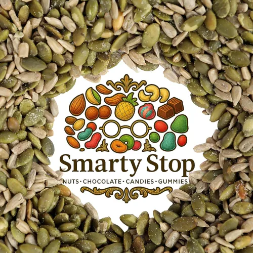 Vista 4 de Smarty Stop Mezcla de semillas tostadas de calabaza y Sunflwer, sin cáscara (1 libra (paquete de 1))