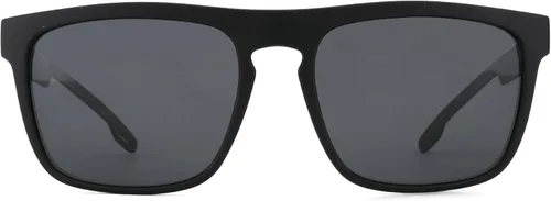 Vista 2 de ZENOTTIC Lentes de sol polarizados cuadrados para hombre, marco ligero TR90 duradero, fibra de carbono, protección UV400, lentes de sol para hombre