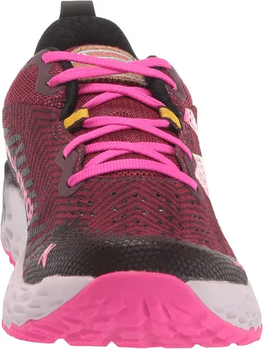 Vista 2 de New Balance Fresh Foam Hierro V6 Tenis de correr para mujer, GranateRosa Glo