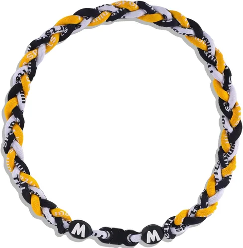 Vista 13 de Willtok Collar de béisbol prémium de 18 pulgadas con cuerda trenzada de nailon con diseño Tornado