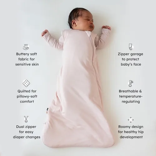 Vista 3 de KYTE BABY Saco de dormir unisex con rayón para bebés y niños pequeños, 1,0 Tog