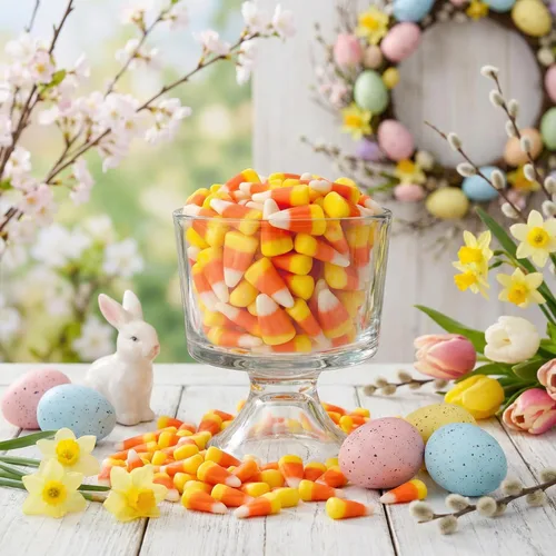 Vista 5 de Sarahs Candy Factory Candy Corn en Frasco, 3 Libras
