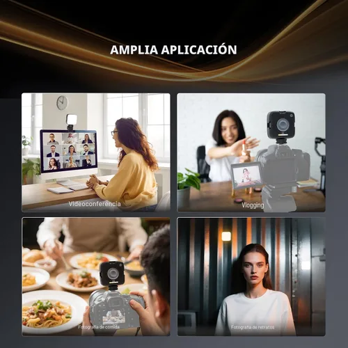 Vista 6 de NEEWER Luz magnética de la cámara LED de la versión del nivel de entrada