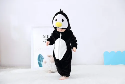 Vista 3 de Disfraz unisex para niños disfraz de Halloween traje de animal con capucha