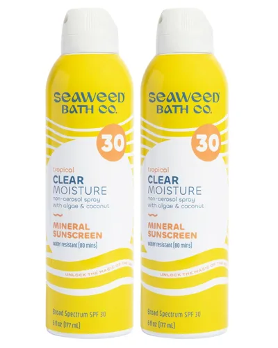 Vista 8 de Seaweed Bath Co. Clear Moisture Mineral SPF 30 Amplio Espectro, 6 oz