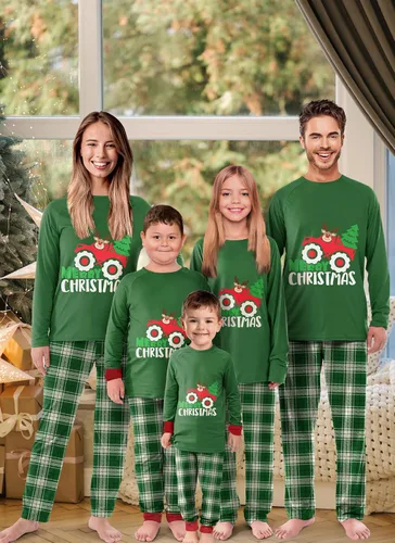 Vista 3 de Rnxrbb Set Family Christmas Pajamas Holiday Xmas Pjs