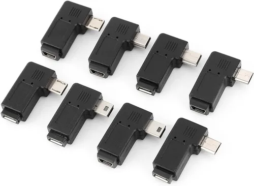 Vista 3 de Kit de adaptador USB de 40 piezas, mini cambiadores, convertidores, conectores USB macho a hembra micro USB