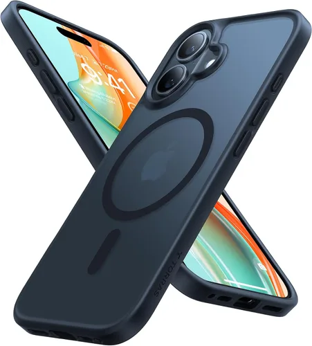 Vista 15 de TORRAS Funda magnética a prueba de golpes para iPhone 12 Pro / iPhone 12, [probada contra caídas de grado militar] [compatible con MagSafe] Negro