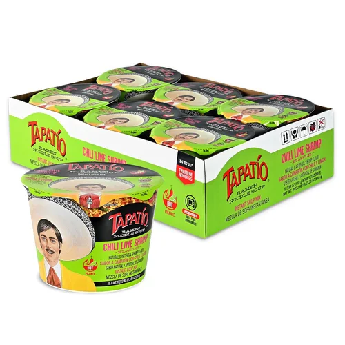 Vista 8 de Tapatío Ramen Noodle Soup, sabor a Birria - Cuenco grande apto para microondas, 3.88 oz. (110g), paquete de 6