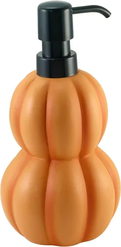 Vista 2 de Avanti Linens Dispensador de jabón, bomba de loción decorativa para baño o encimera de cocina, decoración de Halloween de resina pintada a mano