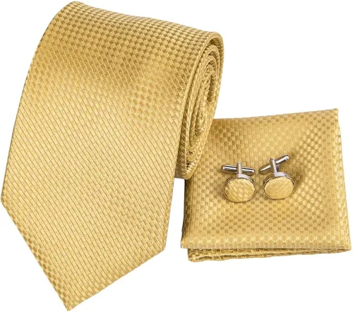 Vista 4 de Dubulle Conjunto de corbata de seda paisely para hombre con corbata y bolsillo cuadrado