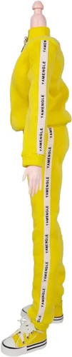 Vista 3 de Proudoll Ropa deportiva de traje deportivo, sudadera y sudadera para correr, zapatos de lona para muñecas BJD de 1/3 de 23.6 in y 24 pulgadas