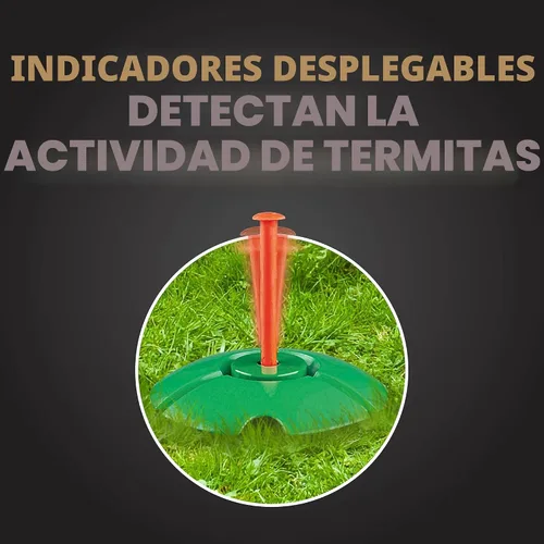 Vista 8 de Spectracide Terminate - Detección de termitas y estacas para matar, mata termitas exploradoras, detecta actividad de termitas, 15