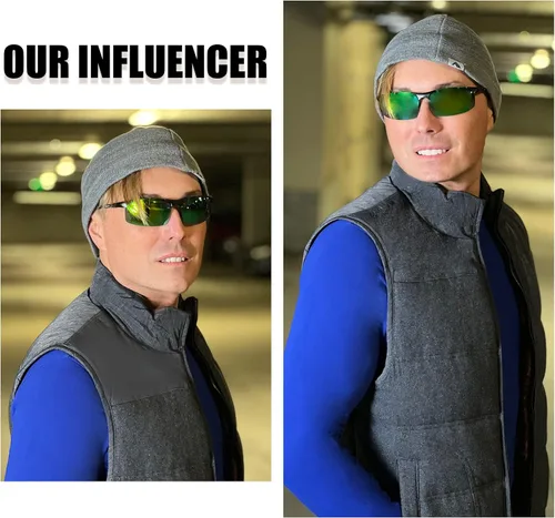 Vista 90 de Duco - Gafas de sol deportivas polarizadas para hombre con protección UV 8177s