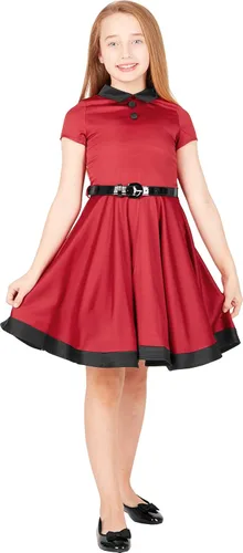 Vista 3 de BlackButterfly Vestido para niñas "Lucy" vintage Clarity 50, Negro