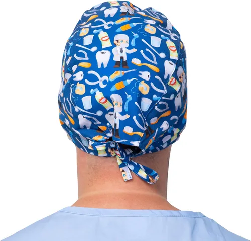 Vista 5 de Gorras de trabajo modernas y clásicas - Cómodas y transpirables para hombres y mujeres, cubierta de cabeza estética larga