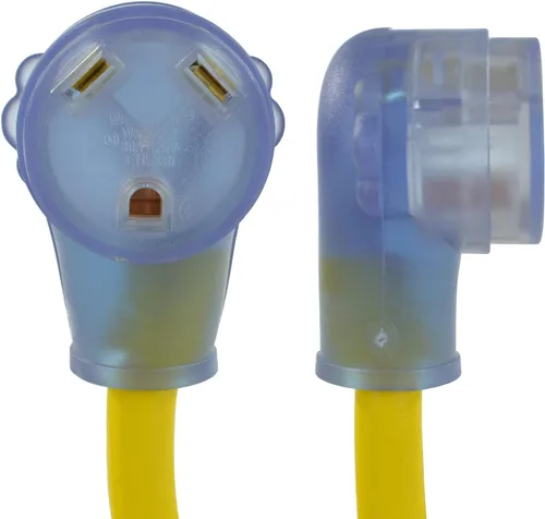 Vista 3 de Conntek. Cable de extensión 14360 30 A RV, Amarillo