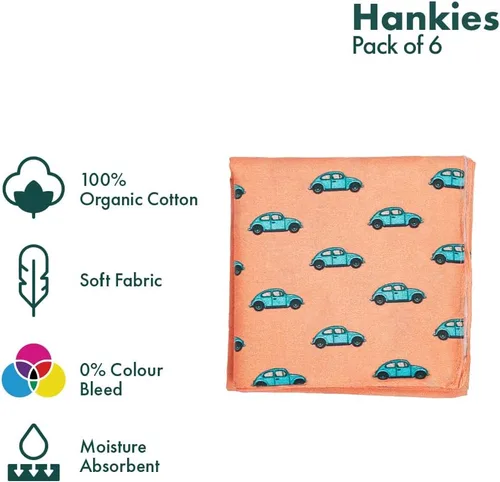 Vista 7 de HexaFun Pañuelo unisex de algodón orgánico 100% puro, tamaño grande