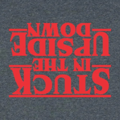 Vista 41 de Go All Out Camiseta para mujer Stuck in The Upside Down